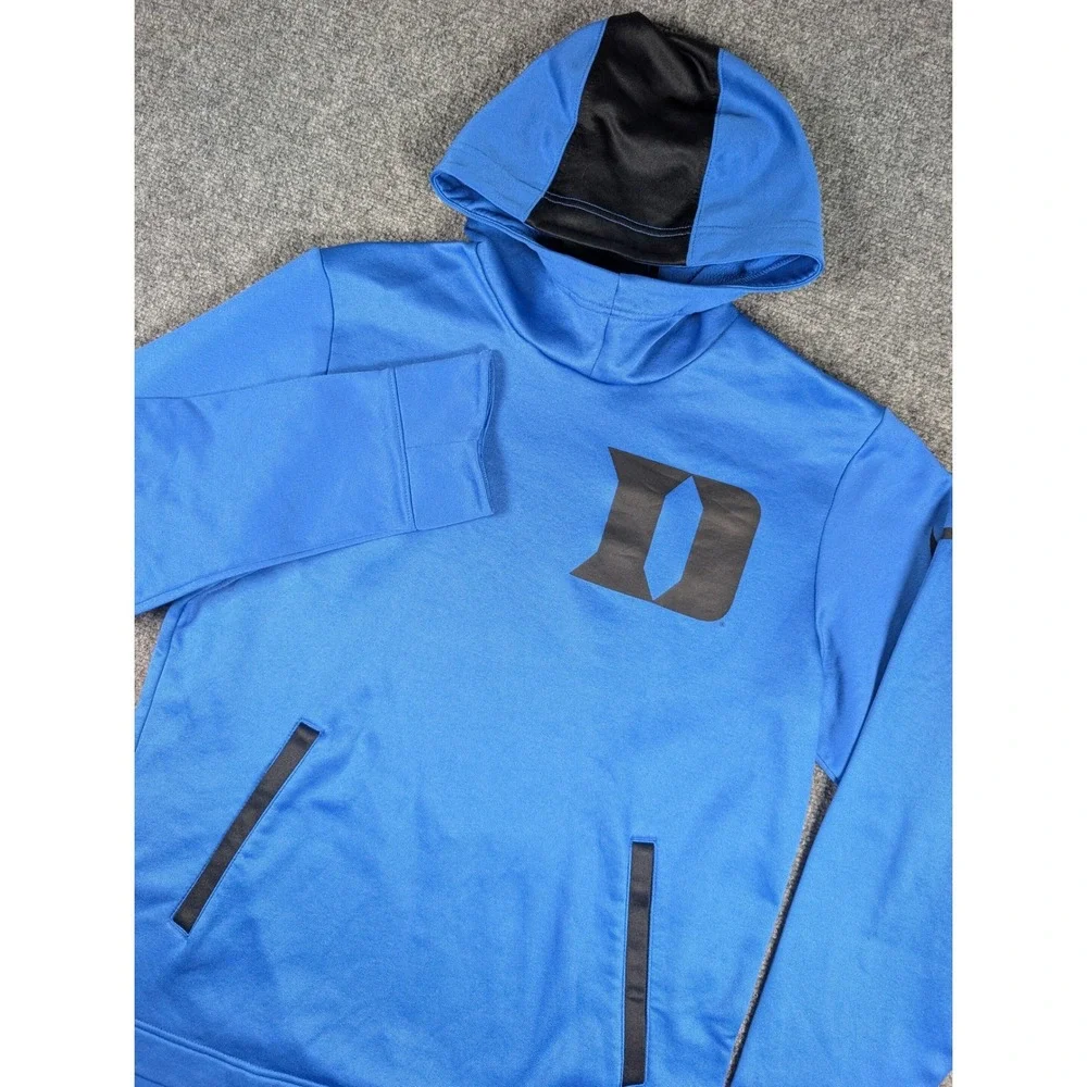 Duke‎ Blue Devils Nike Therma Scuba Hoodie Mens Small Therma-FIT M41097D